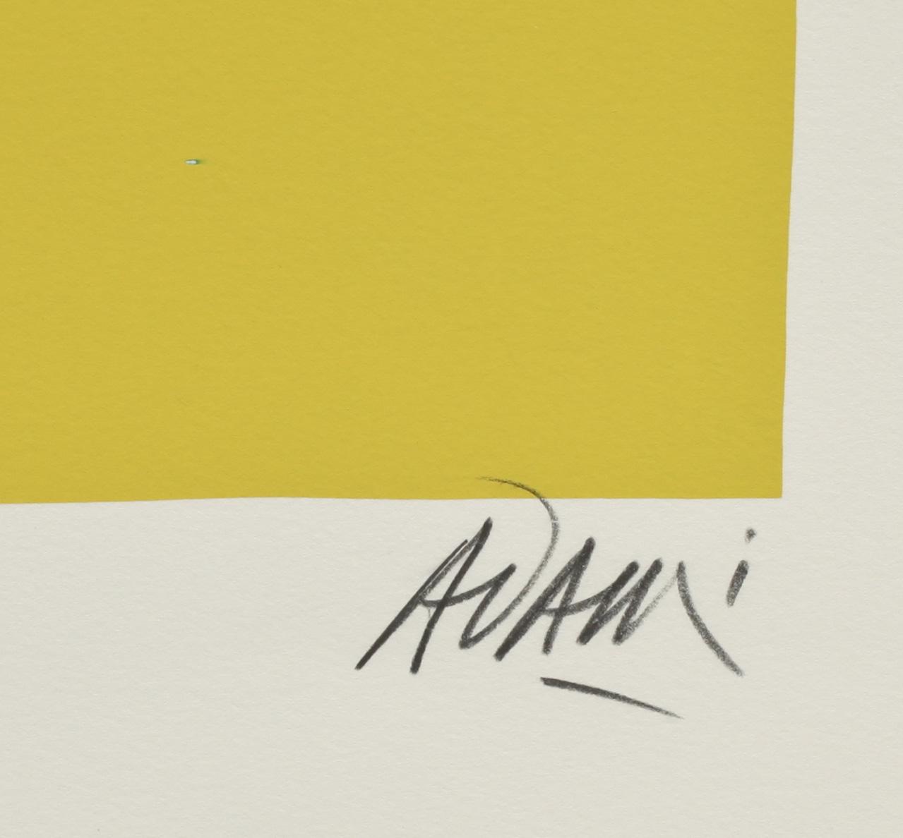 VALERIO ADAMI, färglitografi, sign o numr H.C.