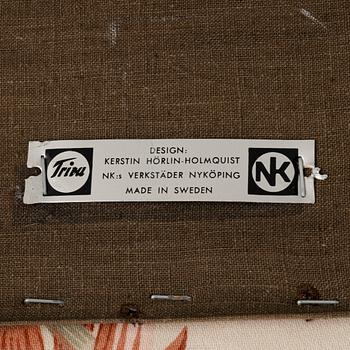 Kerstin Hörlin-Holmquist, soffa, "Paradiset", ur NK:s Triva-serie, Nordiska kompaniet.