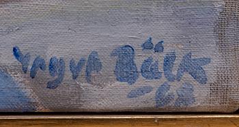 YNGVE BÄCK, akryl på duk, signerad och daterad -68.