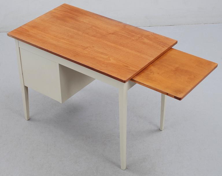 SKRIVBORD samt SKRIVBORDSSTOL, Sverige, 1950/60-tal.