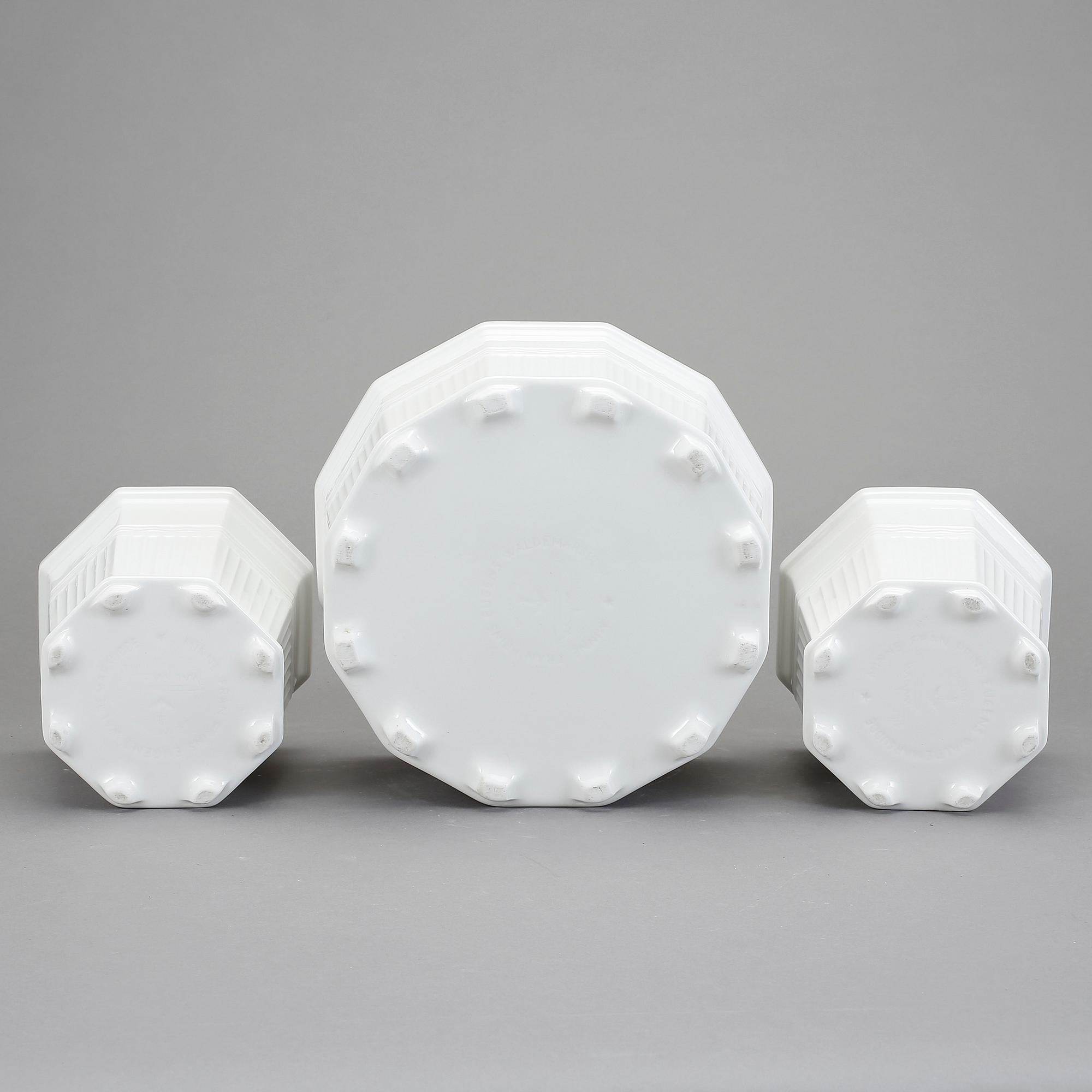 YTTERFODER 1+2 st, porslin, "Waldemarsudde", Prins Eugen, Rörstrand.