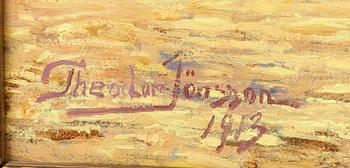 Theodor Jönsson, Skåne winter motif.