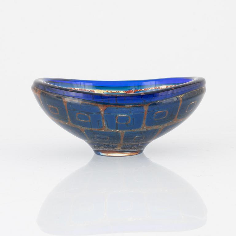 Sven Palmqvist, a 'Ravenna' glass bowl, Orrefors, Sweden 1967.