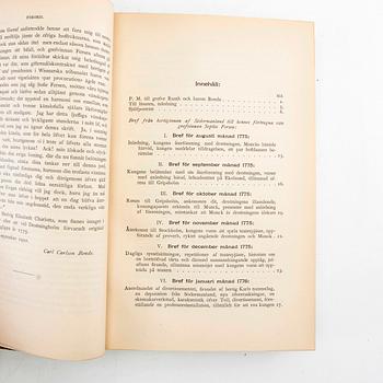 Book work 9 vol "Hedvig Elisabeth Charlotta's diary".