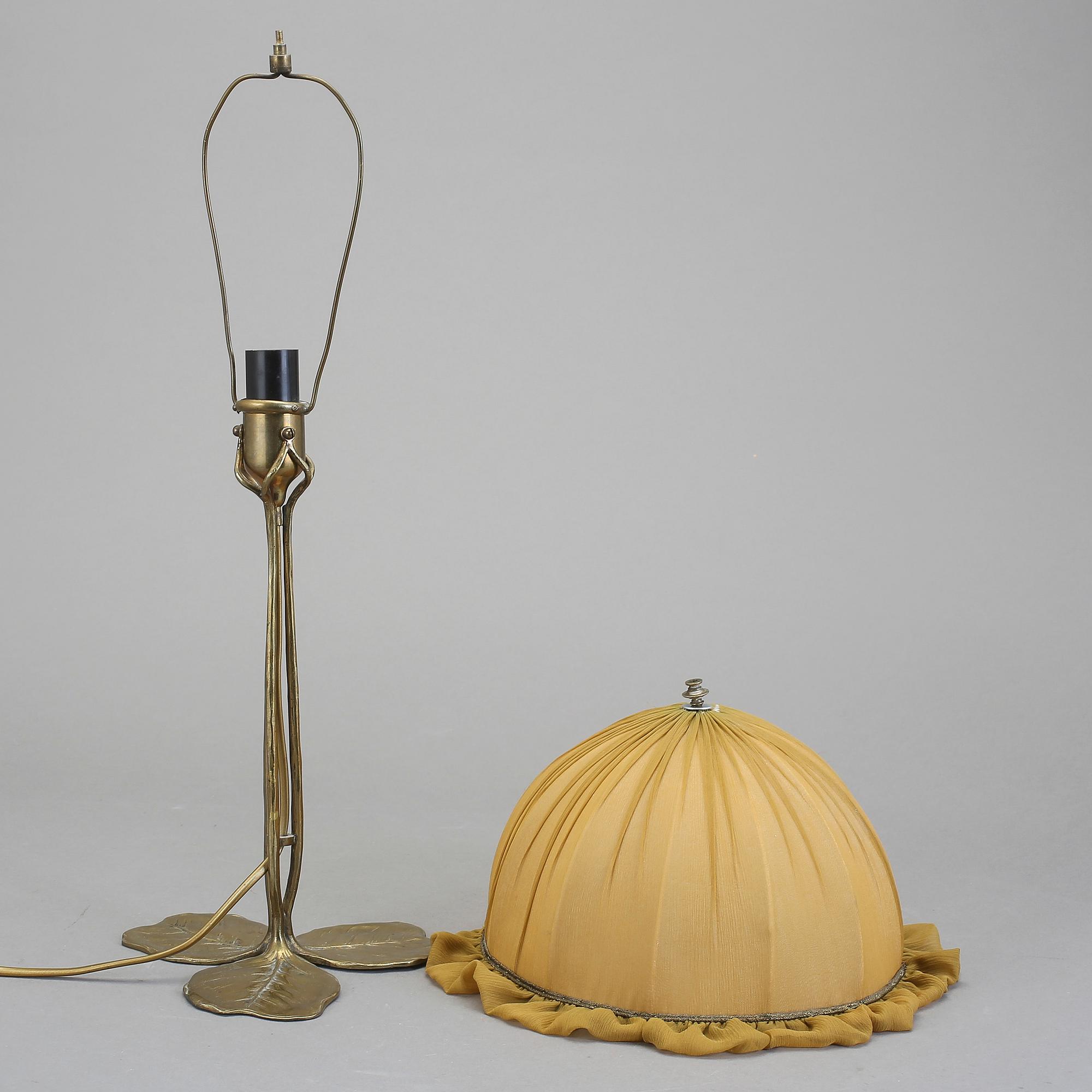 BORDSLAMPA, jugend-stil, 1900-talets mitt.