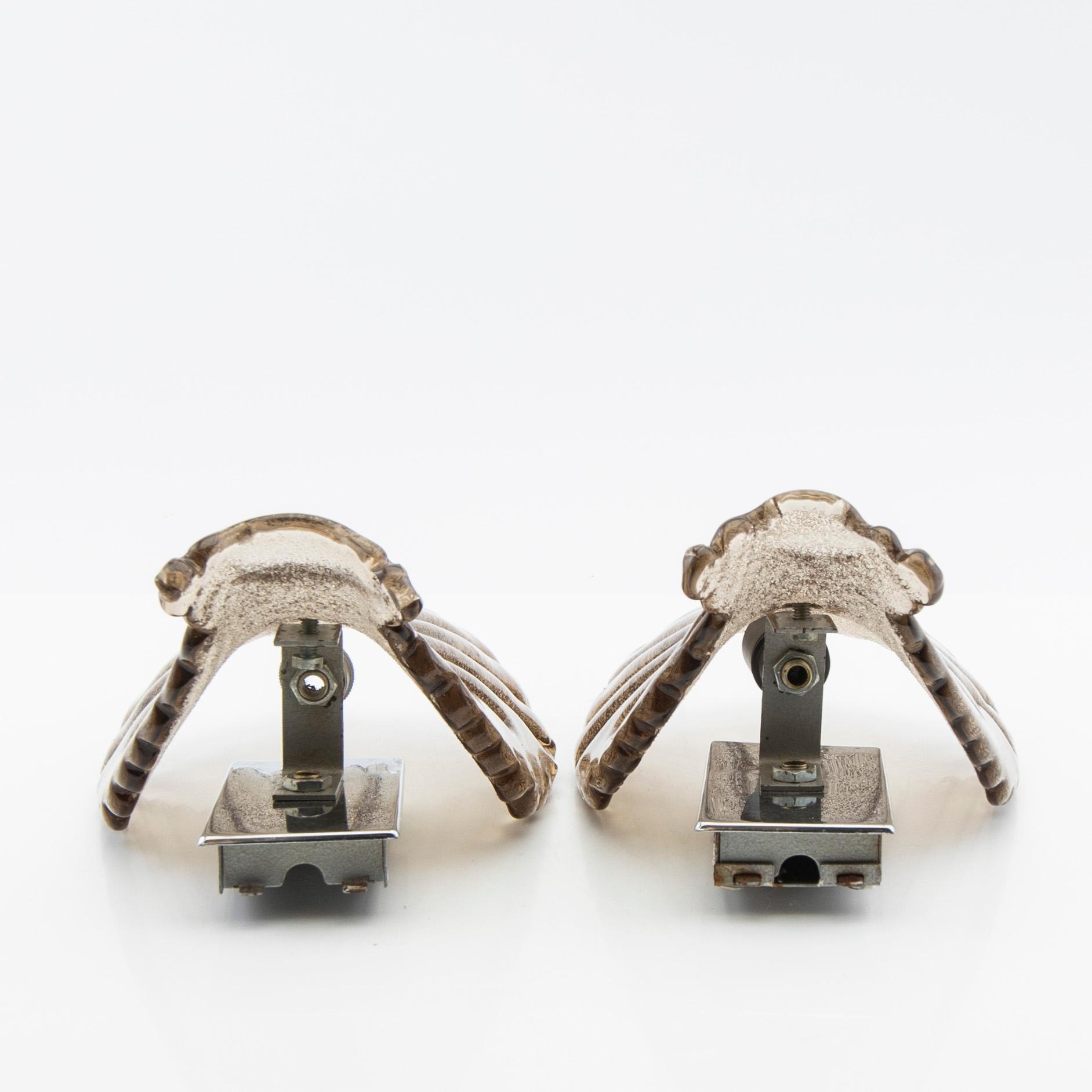 Wall lamps, 20th century.