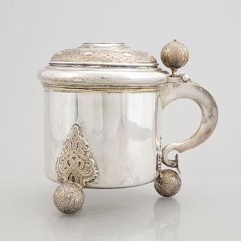 A Swedish Silver Tankard, mark of K. Anderson, Stockholm 1905.