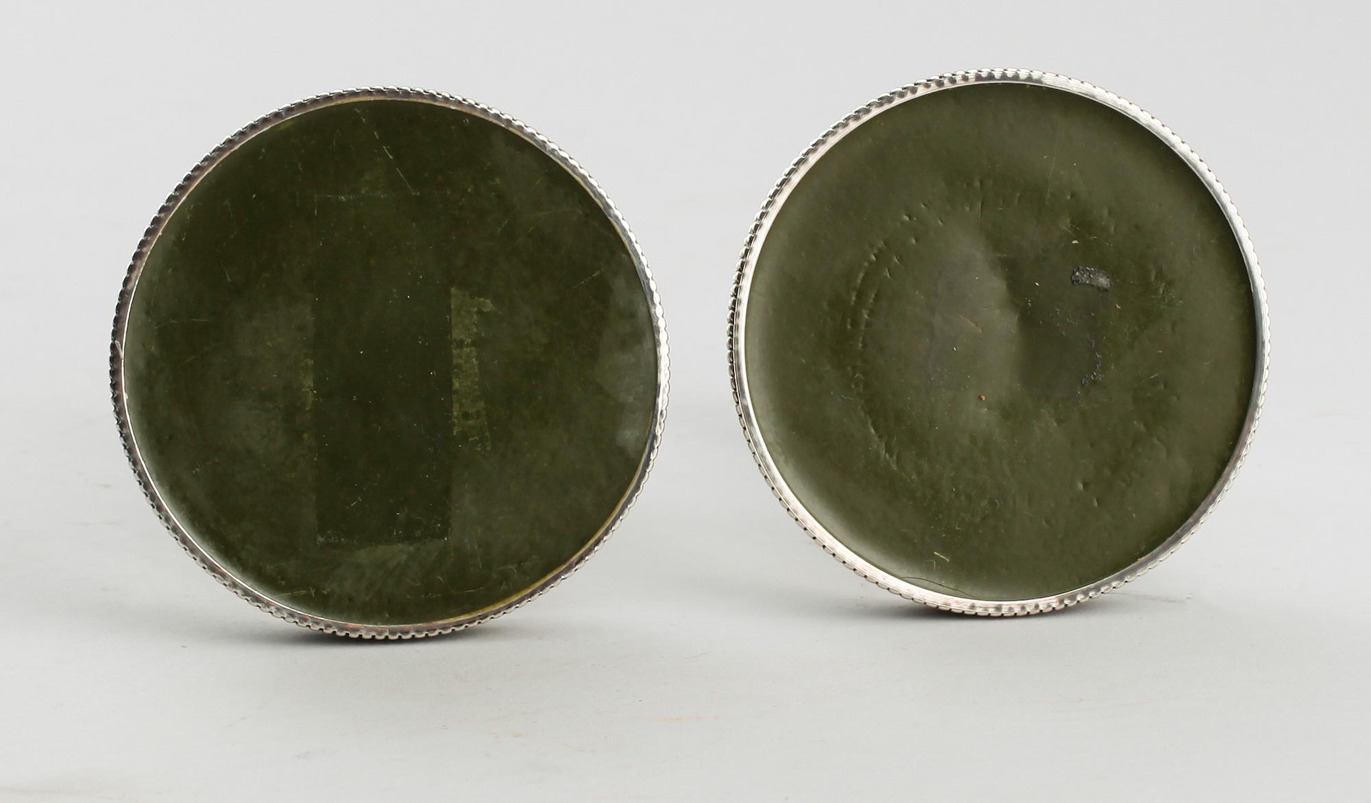 LJUSSTAKAR, 1 par, silver, Tesi, Göteborg 1978.