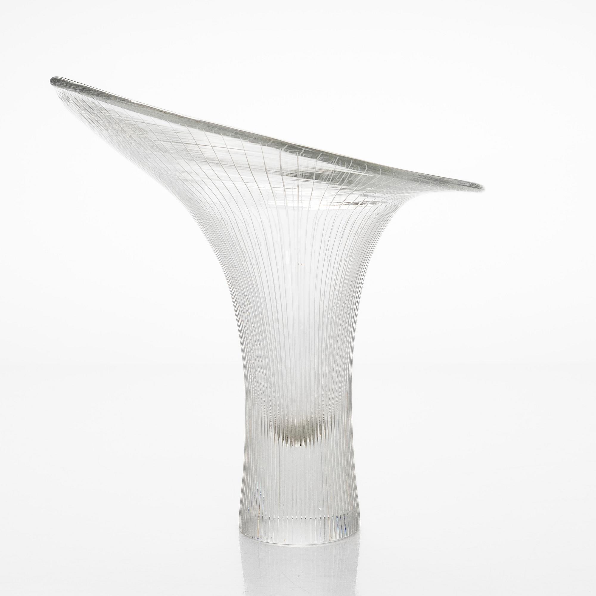 Tapio Wirkkala, a 'Chanterelle' vase, signed Tapio Wirkkala, Iittala.