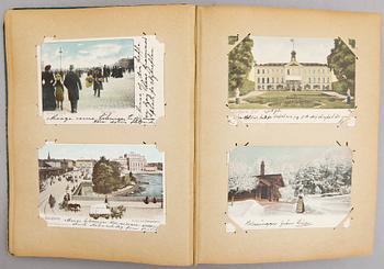BREFKORTSALBUM, omkring år 1900.