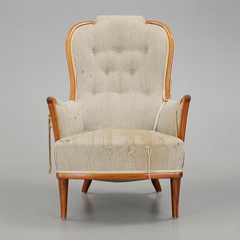 FÅTÖLJ, "Vår fru", Carl Malmsten, Bodafors.