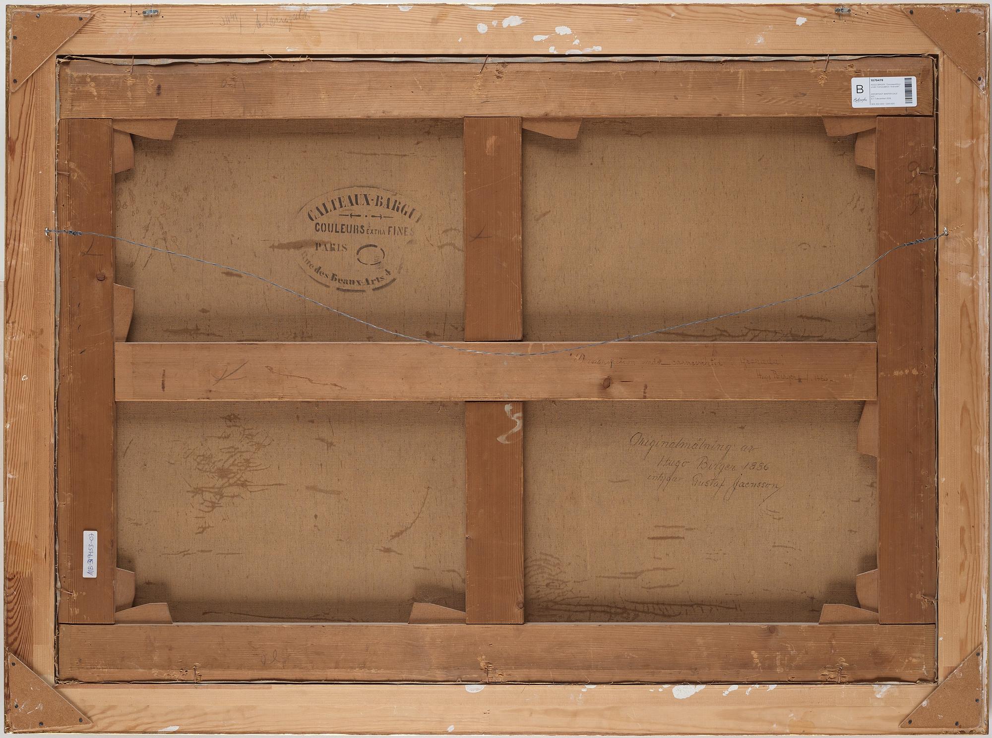 Hugo Birger, "Dansrepetition under Carnavaletid i Granada".