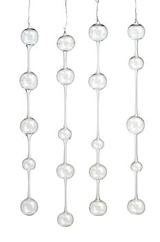 458. Kaj Franck, A GLASS SCULPTURE, 4 PIECES.