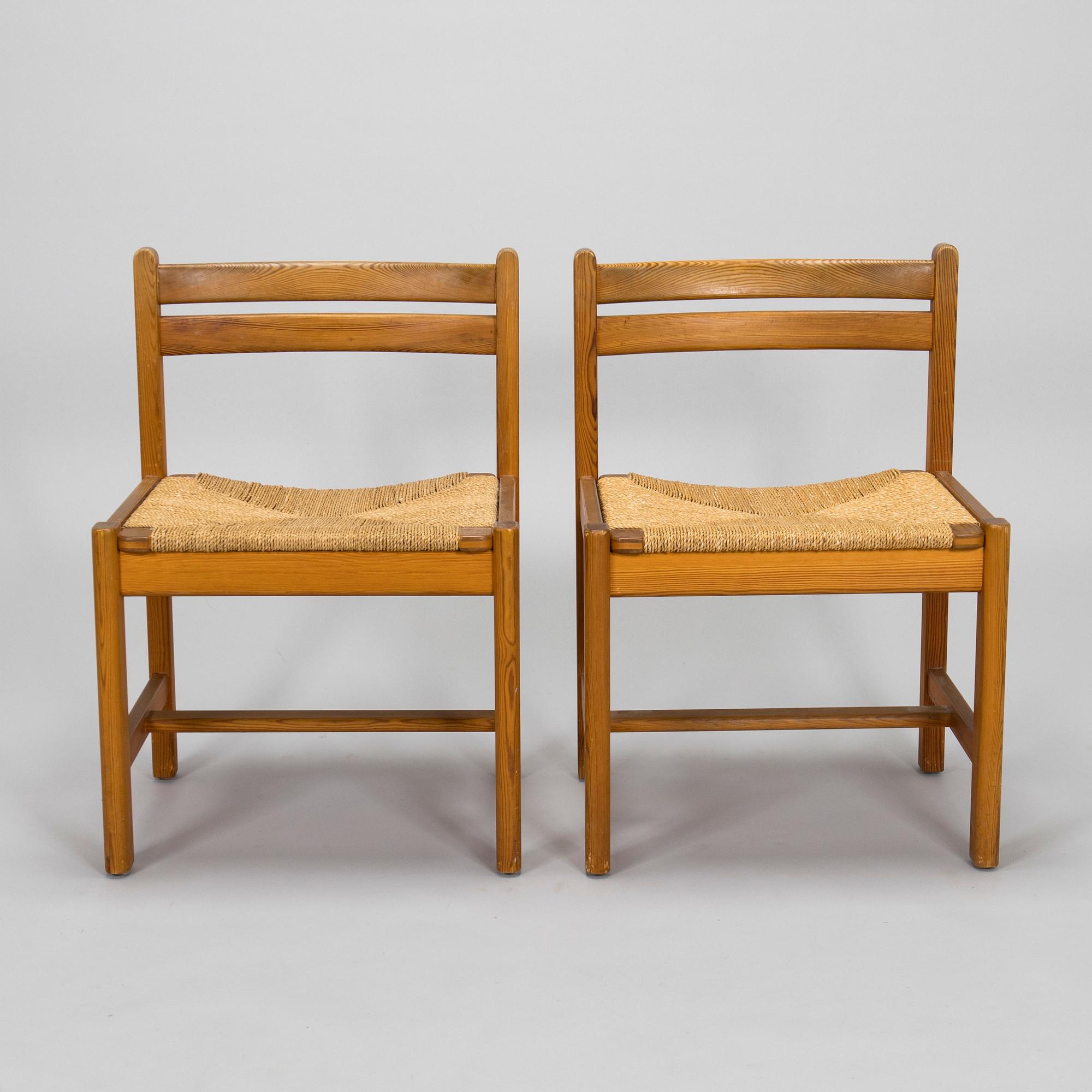 Børge Mogensen, an 'Asserbo' dining table and six chairs, Firma Karl Andersson & Söner.