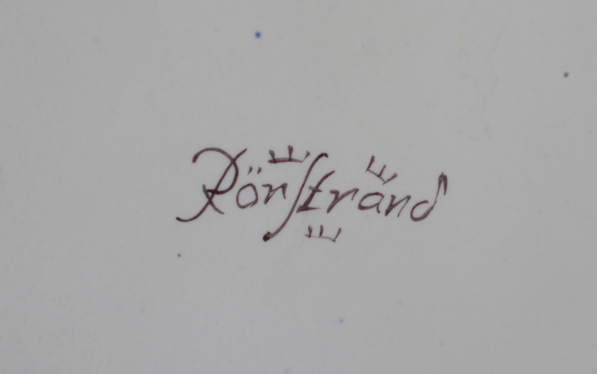 URNA MED LOCK, keramik, Rörstrand, 1900-talets första hälft.