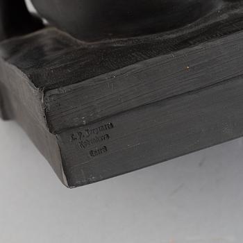 Per Hasselberg, efter. Sculptur, 'Grodan' ceramic, Jörgensen, Copenhagen, Denmark.