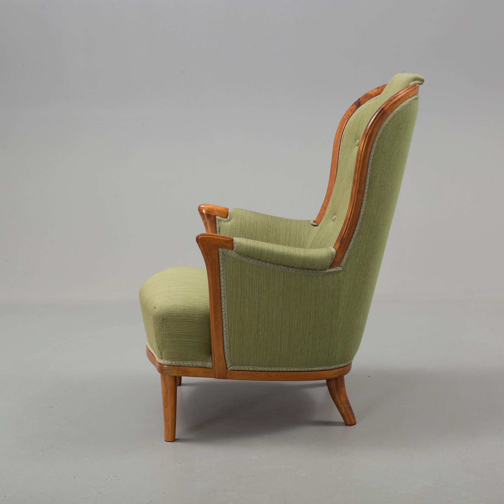 CARL MALMSTEN, lounge chair, "Vår fru", AB OH Sjögren, Tranås, second half of the 20th century.