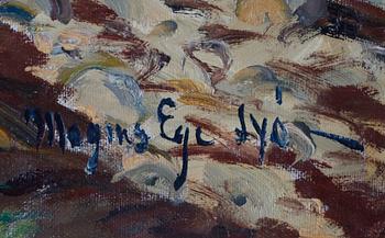 MOGENS EGE LYE, olja på duk, signerad.