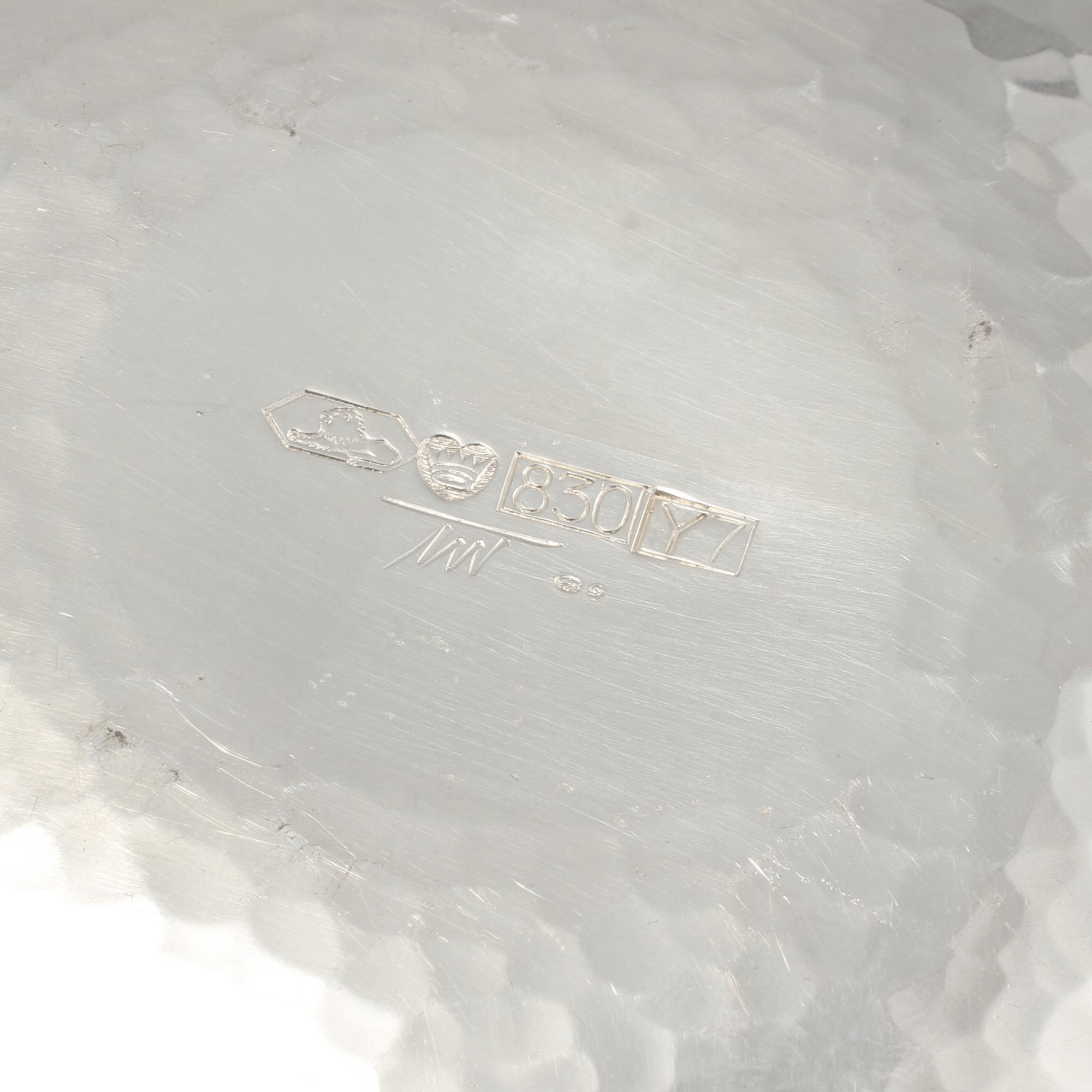 SKÅl, silver, Tapio Wirkkala, Finland, 1976. Vikt 454 g.
