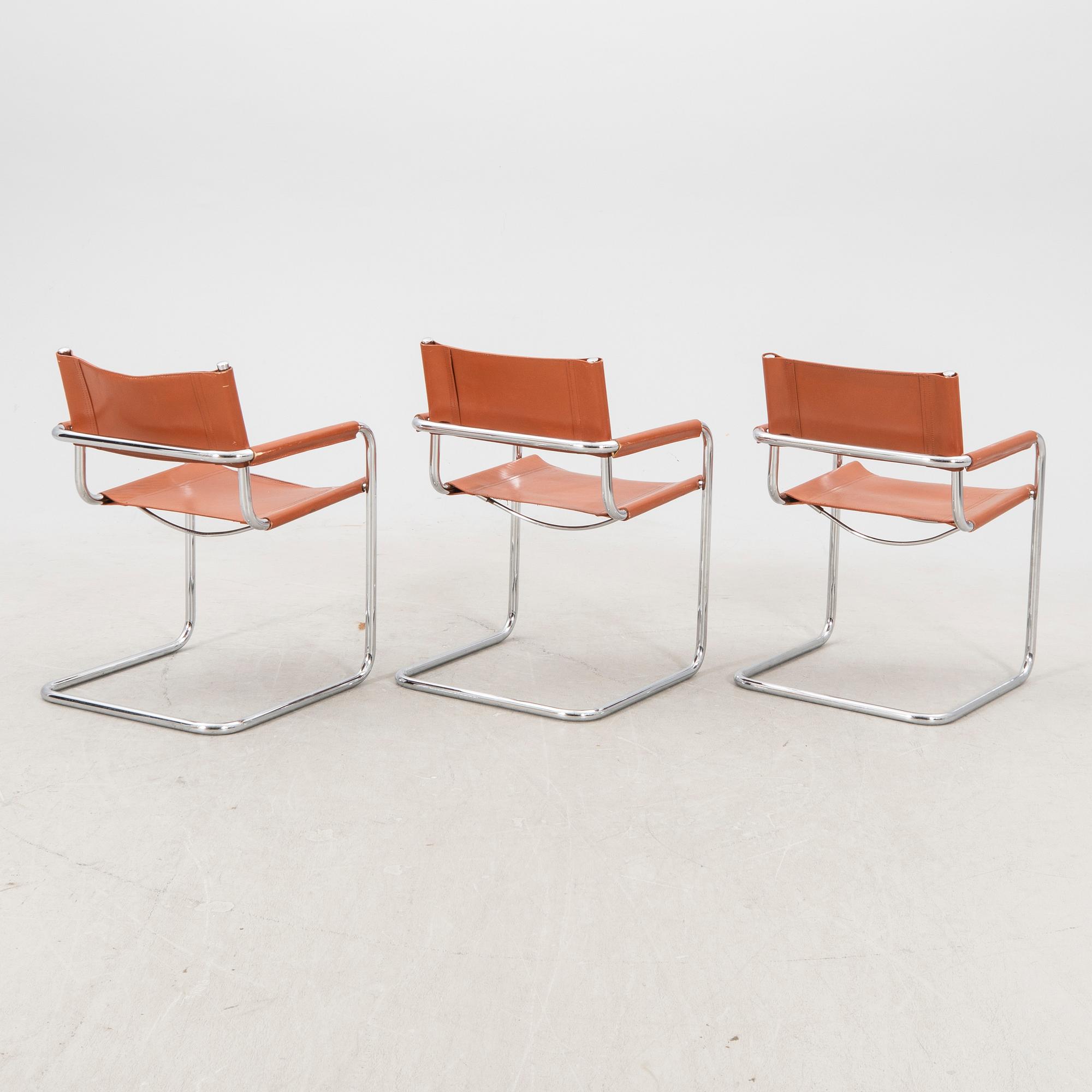 Karmstolar 5 st Italien sent 1900-tal.