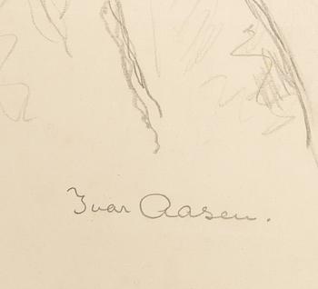 JOHANNES RIAN, blyertsteckning.