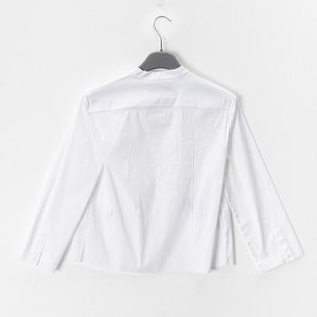 Prada, two white blouses, size 38.