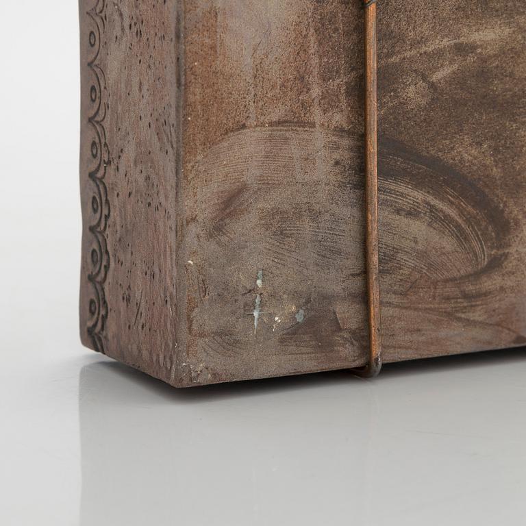 Rut Bryk, a stoneware wall relief, signed BRYK.