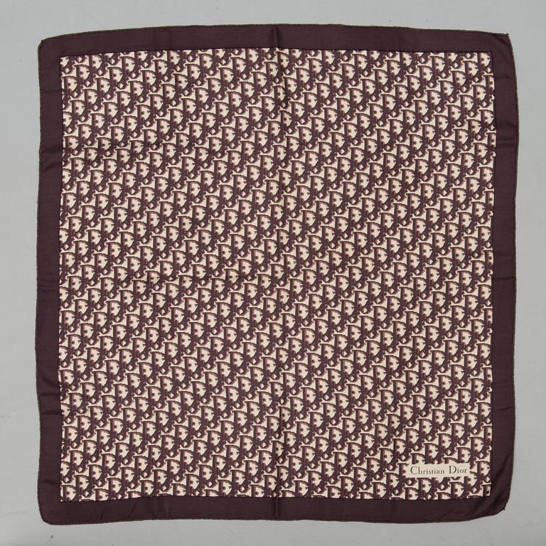 VÄSKA SAMT TRE SCARF, Christian Dior.