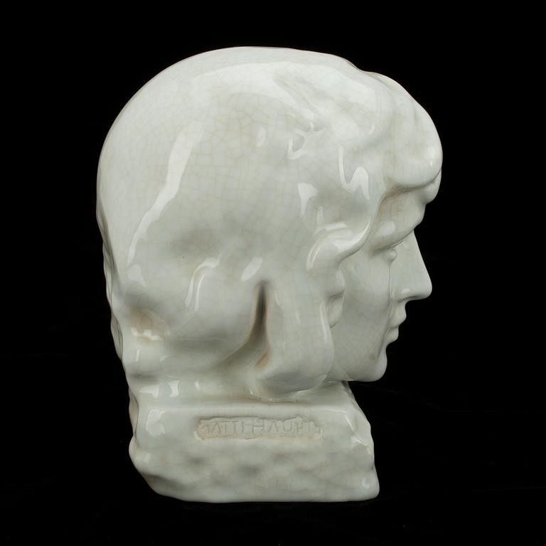 MATTI HAUPT, skulptur, keramik, signerad i godset.