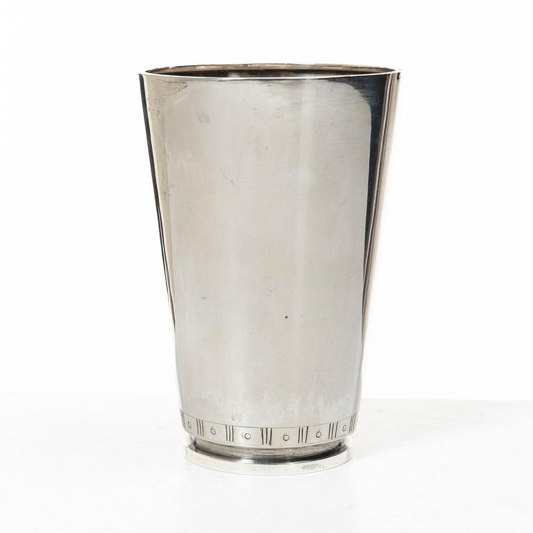A Swedish silver beaker, mark of Sven Carlman, company CF Carlman, Stockholm 1964.