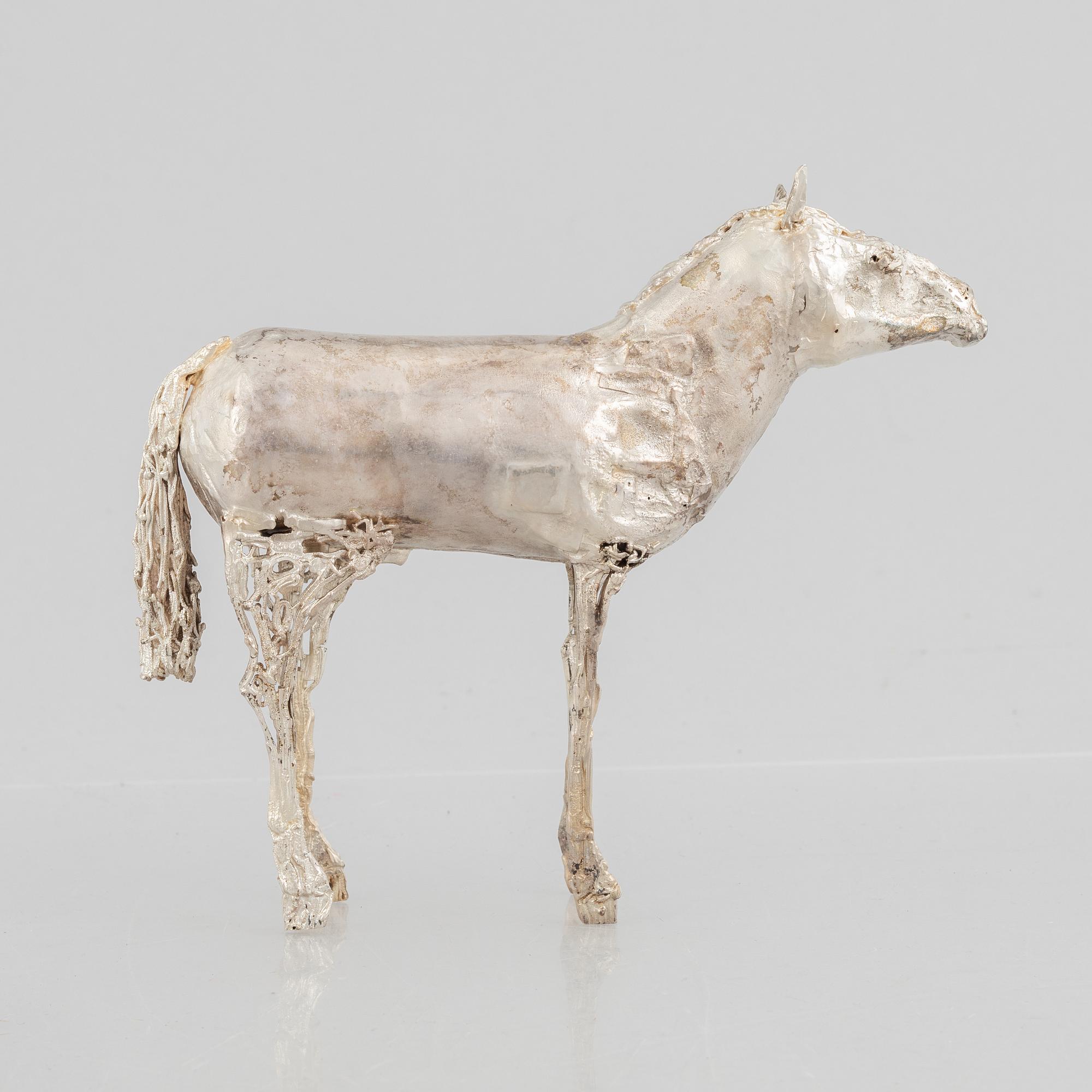 Lars Arby, skulptur, sterling silver, Göteborg, sannolikt 1978.