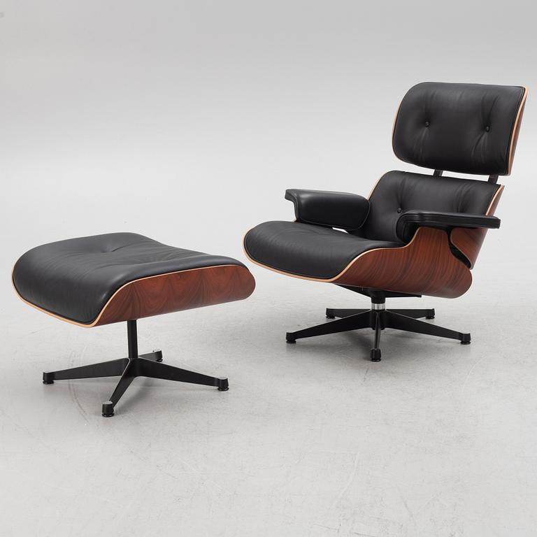 Charles & Ray Eames, armchair and ottoman, "Lounge chair", Vitra.