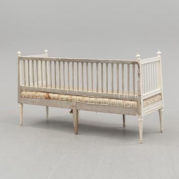 An early 19th century Gustavian sofa.