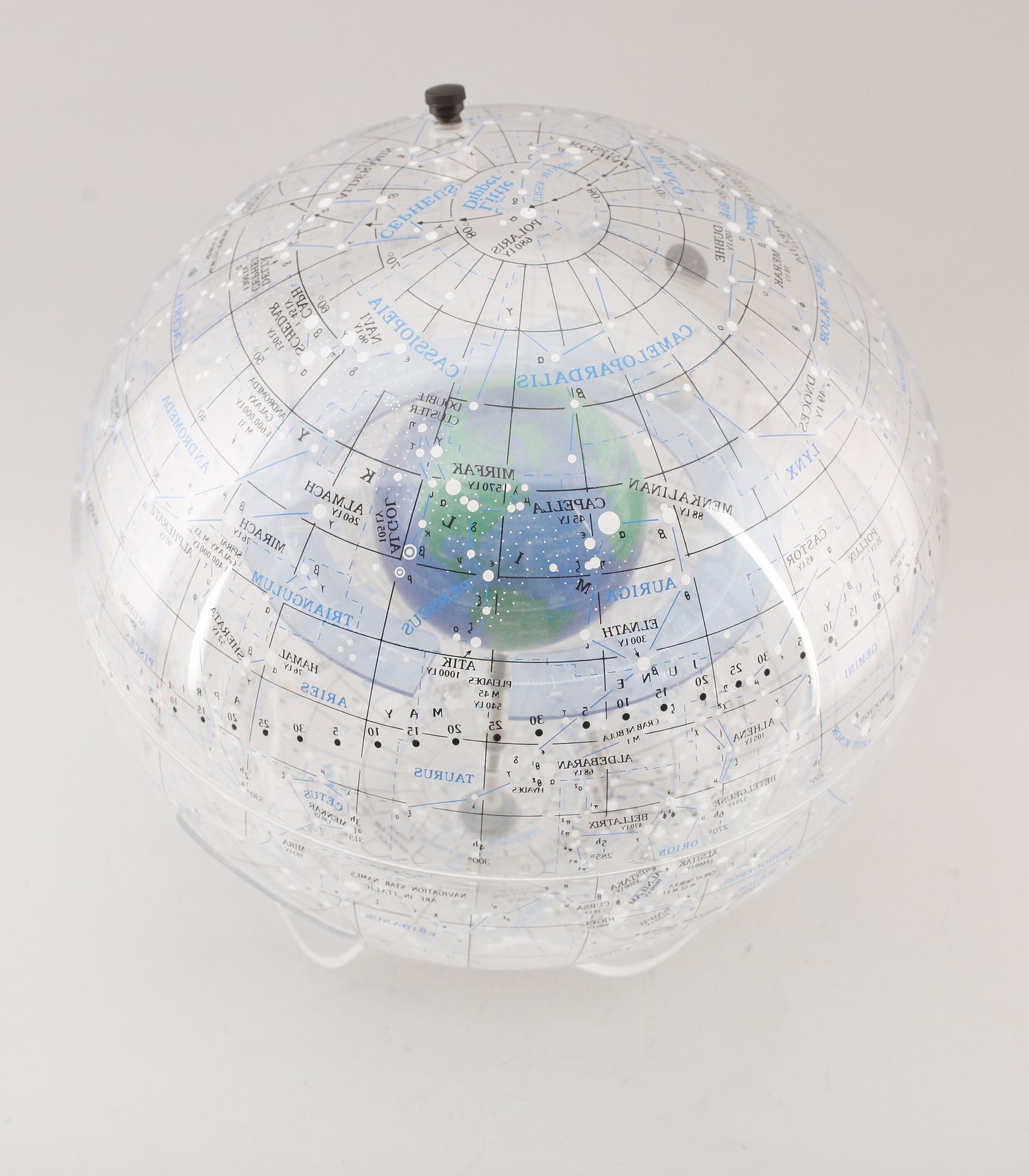 GLOB, transparent plast, 1900-talets andra hälft.