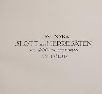 BOK, 14 vol. "Svenska slott och herresäten vid 1900-talets början".