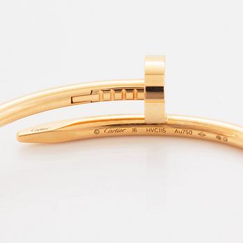 A Cartier "Juste en Clou" bracelet in 18K gold.