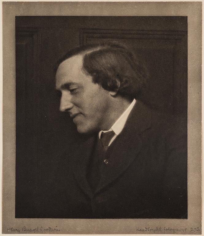 HENRY B. GOODWIN, hand printed photo gravure, signed.