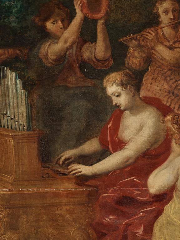 Hendrick van Balen och Jan Brueghel den äldre, tillskriven. Minerva besöker de nio muserna.