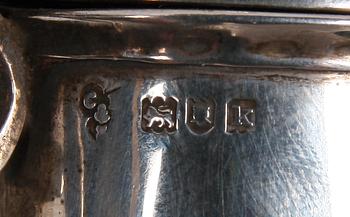 PARTI SILVER, 5 delar, bla London 1905.