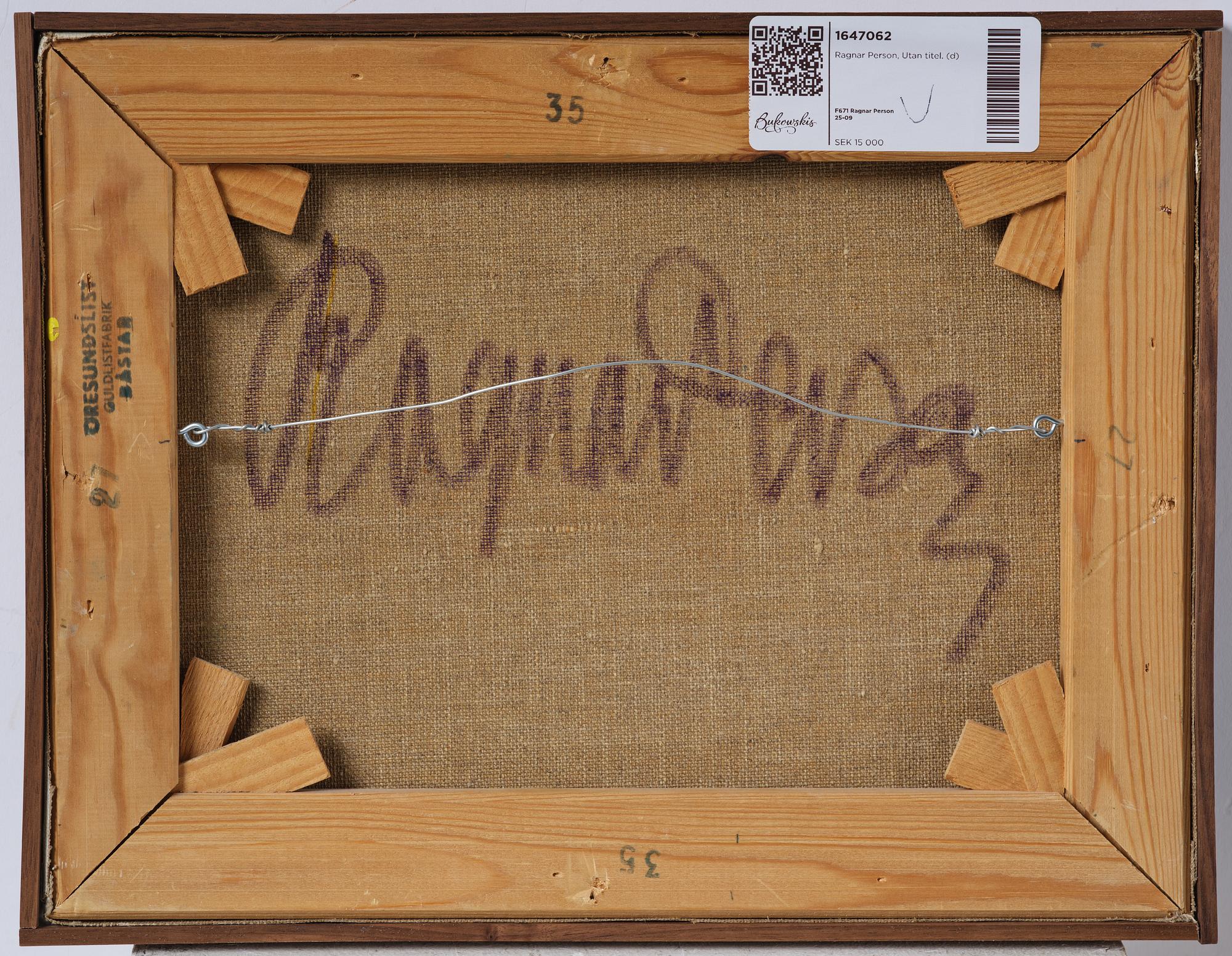 Ragnar Person, ”Samkväm om aftonen”.