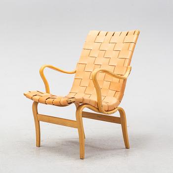 An 'Eva' easy chair by Bruno Mathsson for Firma Karl Mathsson dated 1971.