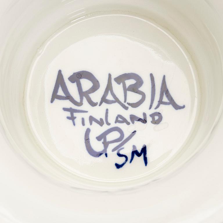 Ulla Procopé, a "Valencia" footed porcelain bowl, Arabia, Finland.