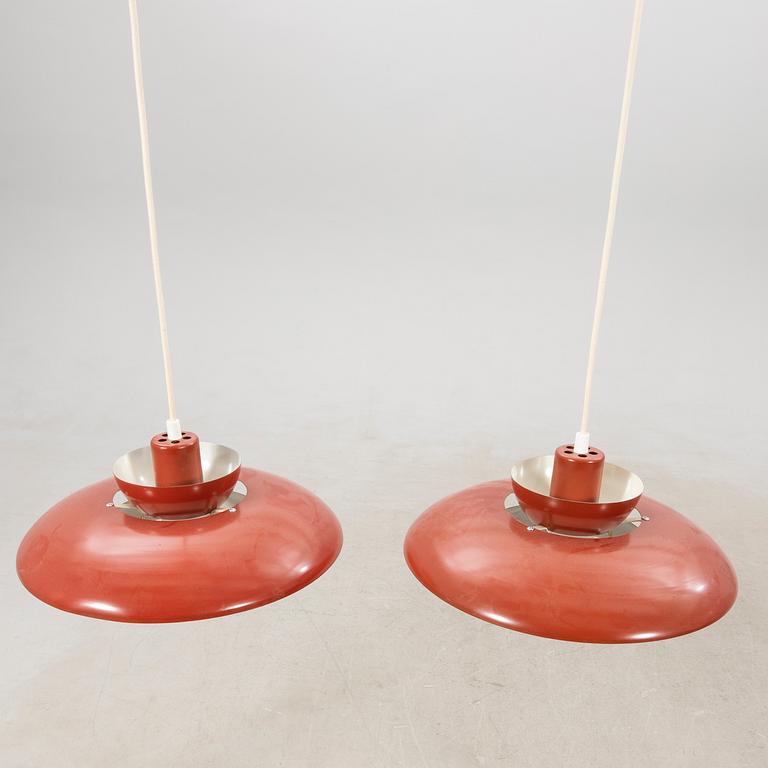 Jo Hammerborg, a pair of ceiling lamps for Fog og Mørup, Denmark, late 20th century.