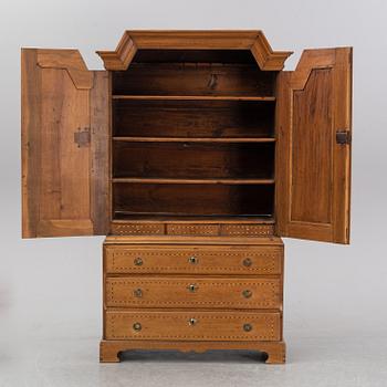 A 18th Century oak cabinet.