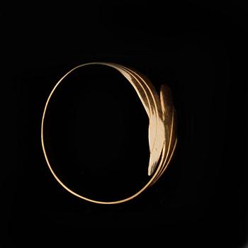 PARTI GULD, 4 delar, 18k guld. Total vikt ca 12 g.