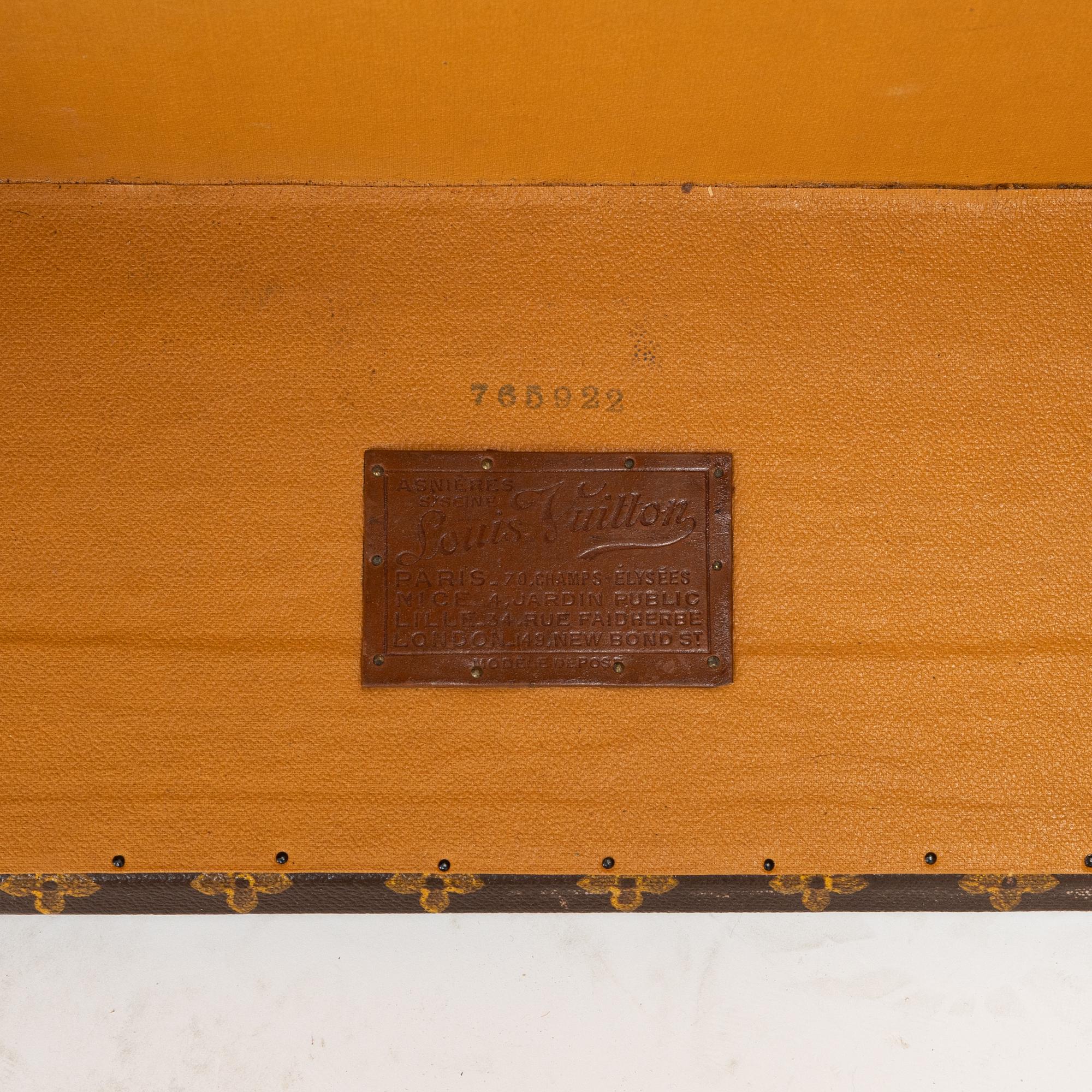 Louis Vuitton, A late 19th century trunk.