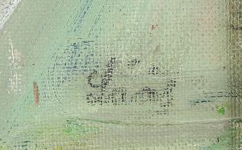 EVY LÅÅS, olja på duk, signerad.