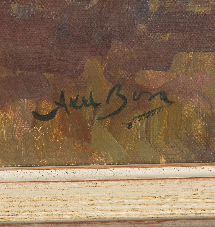 AXEL BORG, oil on canvas, signed.