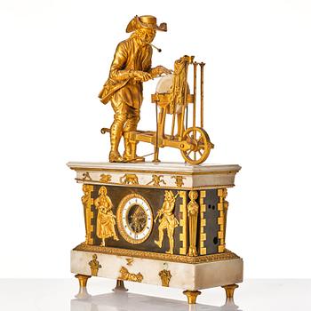 A French 19 th century mantel clock.