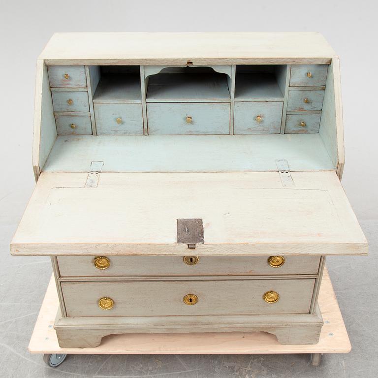 A Swedish painted secretaire, first half of the 19th century.